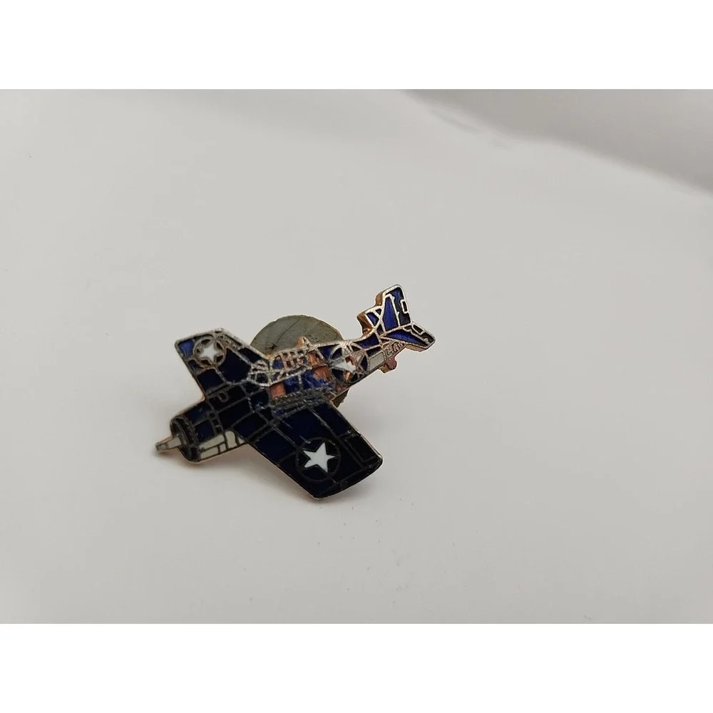 L@@K F4F WILDCAT‎ WW2 HAT LAPEL PIN US NAVY MARINES WING GIFT WW 2